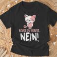 Bevor Du Fragst Nein Cat T-Shirt Geschenke für alte Männer