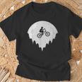 Bicycle Bmx Driver Full Moon T-Shirt Geschenke für alte Männer