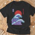 Big Waveaporwave Estetica Anni '80 Anime Moda Streetwear Maglietta Regalos para ancianos