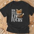 Bin Halt Ein Fuchs Fuchs Lieberhalter Statement T-Shirt Geschenke für alte Männer