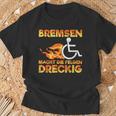 Bremsen Macht Die Felgen Dreckig Rollister Wheelchair T-Shirt Geschenke für alte Männer