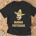 Buenas Nietschez Nietzsche Philosophy T-Shirt Geschenke für alte Männer