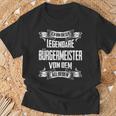 Bürgermeister Legend intage Slogan S T-Shirt Geschenke für alte Männer