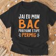 Cadeau Bac 2024 Bachelier Bachelière Baccalauréat Permis Bac T-Shirt Cadeaux pour les vieillards