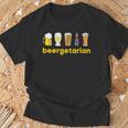 Camicia Beergetarian Divertente Amante Della Birra Birra Diversity Maglietta Regalos para ancianos