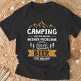 Camping Solves Die Meisten Meiner Probleme Bier Solves Den Rest T-Shirt Geschenke für alte Männer