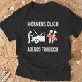 Car Mechanic Mechatronics Ölich Abends Happy T-Shirt Geschenke für alte Männer