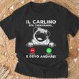 Carlino Animale Cane Pug Maglietta Regalos para ancianos