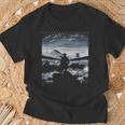 Caspar David Friedrich Wanderer Over The Nebelmeer T-Shirt Geschenke für alte Männer