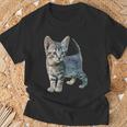 Cat Kitten Cute Fur Nose Kitty House Tiger T-Shirt Geschenke für alte Männer