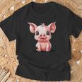 Cerdo Lindo Cerdo De La Suerte Niños Cerdito Camiseta unisex Regalos para ancianos