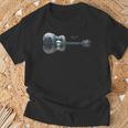 Chitarra Acustica Lake Sunset Chitarrista Country Music Lover Maglietta Regalos para ancianos