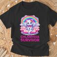 Chlamydia Survivor Chlamydien Std T-Shirt Geschenke für alte Männer