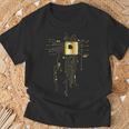 Circuito De La Computadora Cpu Core Chip Electronics Camiseta unisex Regalos para ancianos