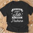 Cita Divertida De Bautizo Para Un Tío Padrino Camiseta unisex Regalos para ancianos