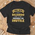 Citazione Divertente Per Un Giocatore Di Biliardo Maglietta Regalos para ancianos