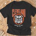 Cleveland Ohio Retro Vintage Dawgs Classic Dawgs T-Shirt Gifts for Old Men