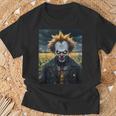 Clown Maléfique Un Champ De Maïs Monstre Sombre Horreur Effrayant Effrayant T-Shirt Cadeaux pour les vieillards