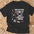 Coleccionando Caramelos Diseño Divertido Hockey Deporte Camiseta unisex Regalos para ancianos