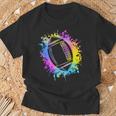 Colorato Splatters Rugby Football Americano Bambini Maglietta Regalos para ancianos