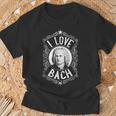 Compositore Di Musica Tedesco Di Bach Johann Sebastian Bach Maglietta Regalos para ancianos