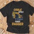 Coole Opas Fahren Bagger Digger Driver Grandpa T-Shirt Geschenke für alte Männer