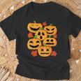 Costume Citrouille Enfant Adulte Deguisement Citrouille T-Shirt Cadeaux pour les vieillards