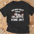 Cow Ich Mag Halt Einfach Cows Ok Bauer Cow T-Shirt Geschenke für alte Männer