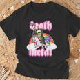 Craft Carino Grim Reaper Kawaii Cavalca Un Unicorno Maglietta Regalos para ancianos
