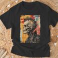Crâne De Motard Graffitiintage Horreur Crâne T-Shirt Cadeaux pour les vieillards