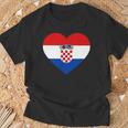 Croatia Flag Croatia Children's Croatia Hrvatska T-Shirt Geschenke für alte Männer