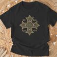 Croix Coptique Orthodoxe Église Orientale Chrétienne Symbole T-Shirt Cadeaux pour les vieillards