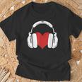Cuffie Cuore Musica Maglietta Regalos para ancianos