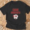 Cuore Amaranto Reggina Calcio Rc Maglietta Regalos para ancianos
