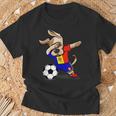 Dabbing Dog Moldova Calcio Tifosi Jersey Moldavo Calcio Maglietta Regalos para ancianos