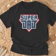 Daddy Dad Happy Father's Day Super Best Graphic Maglietta Regalos para ancianos