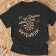 Dart Player Am Liebsten Spiele Ich Untertenrum T-Shirt Geschenke für alte Männer