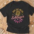 Das Ist Mein Schlager Costume T-Shirt Geschenke für alte Männer