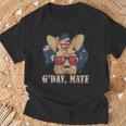 Day Mate Carte Patriotique De L'australie Motif Good Kangourou T-Shirt Cadeaux pour les vieillards