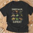 De Dinosaurio Para Niños Dinosaur Expert Camiseta unisex Regalos para ancianos