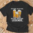 Der Mann Der Mythos Die Bier Trinkende Legende T-Shirt Geschenke für alte Männer