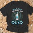 Der Tut Nichts Der Will Nur Ouzo T-Shirt Geschenke für alte Männer