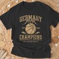 Deutschland Basketball Weltmeister 2023 Basketball Team T-Shirt Geschenke für alte Männer