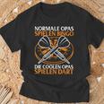 With Die Coolen Grandpas Spielen Dart Grandpa Dart Player T-Shirt Geschenke für alte Männer