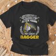 Digger Driver Digger Saying Digger Driver T-Shirt Geschenke für alte Männer