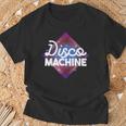 Disco Machine 70S Disco T-Shirt Geschenke für alte Männer