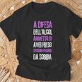 Divertenti Con Frasi Ironiche E Sarcastiche Alcol Maglietta Regalos para ancianos