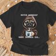 Dog Guten Morgen Ganz Dünne Eis Pug Women's Coffee T-Shirt Geschenke für alte Männer