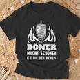 Doner Macht Schöner Ich Bin Der Beweis Kebab Snack T-Shirt Geschenke für alte Männer