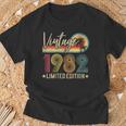 Donna Edizione Limitata 1982 40° Compleanno 40 Anniintage Con Collo A Maglietta Regalos para ancianos